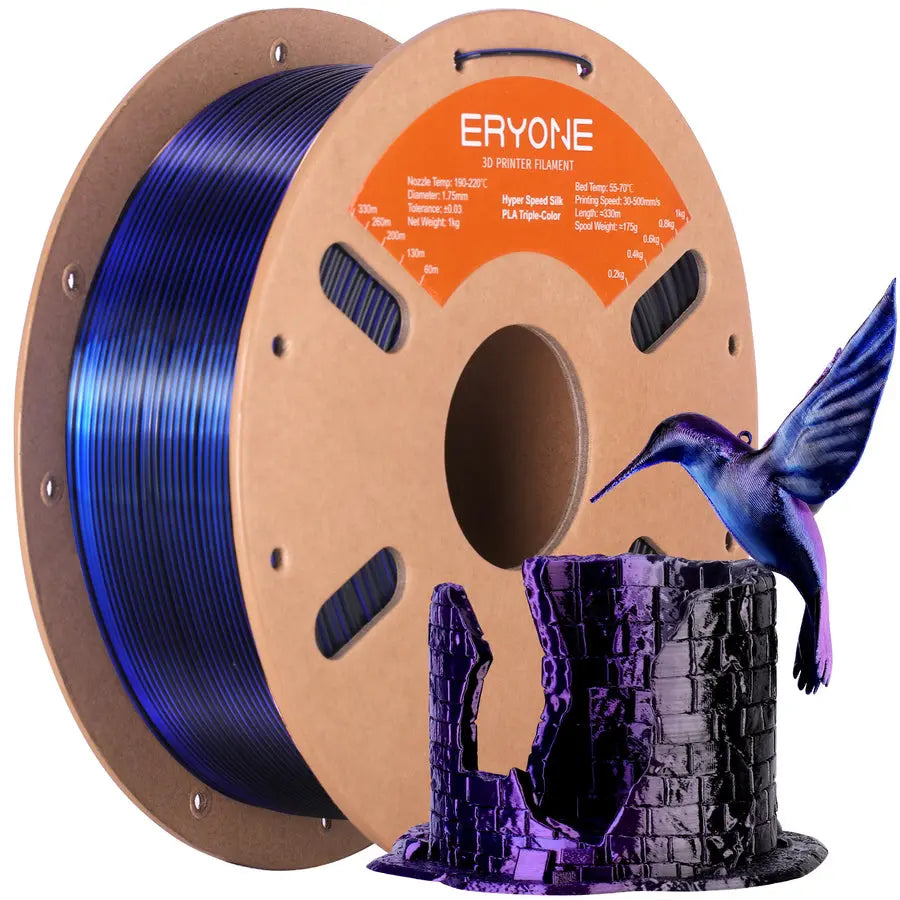 High Speed Triple-Color Silk PLA