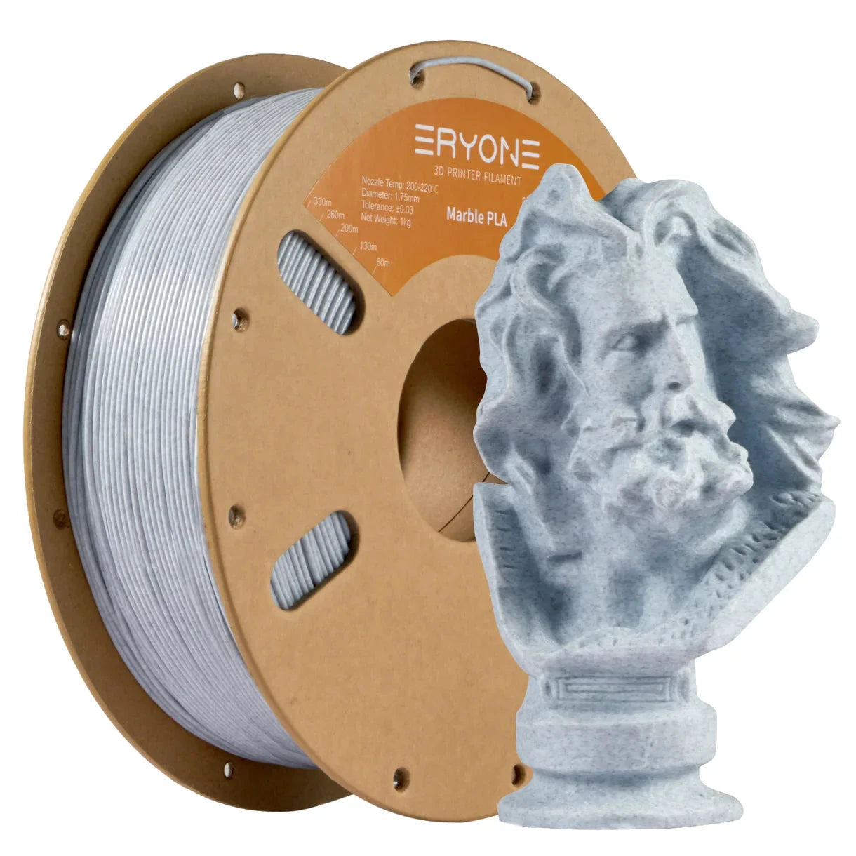 Eryone PLA Marble ERYONE Marble PLA 3D Printing 1.75mm Filament for FDM 3D Printer/Pen,1kg Forgely
