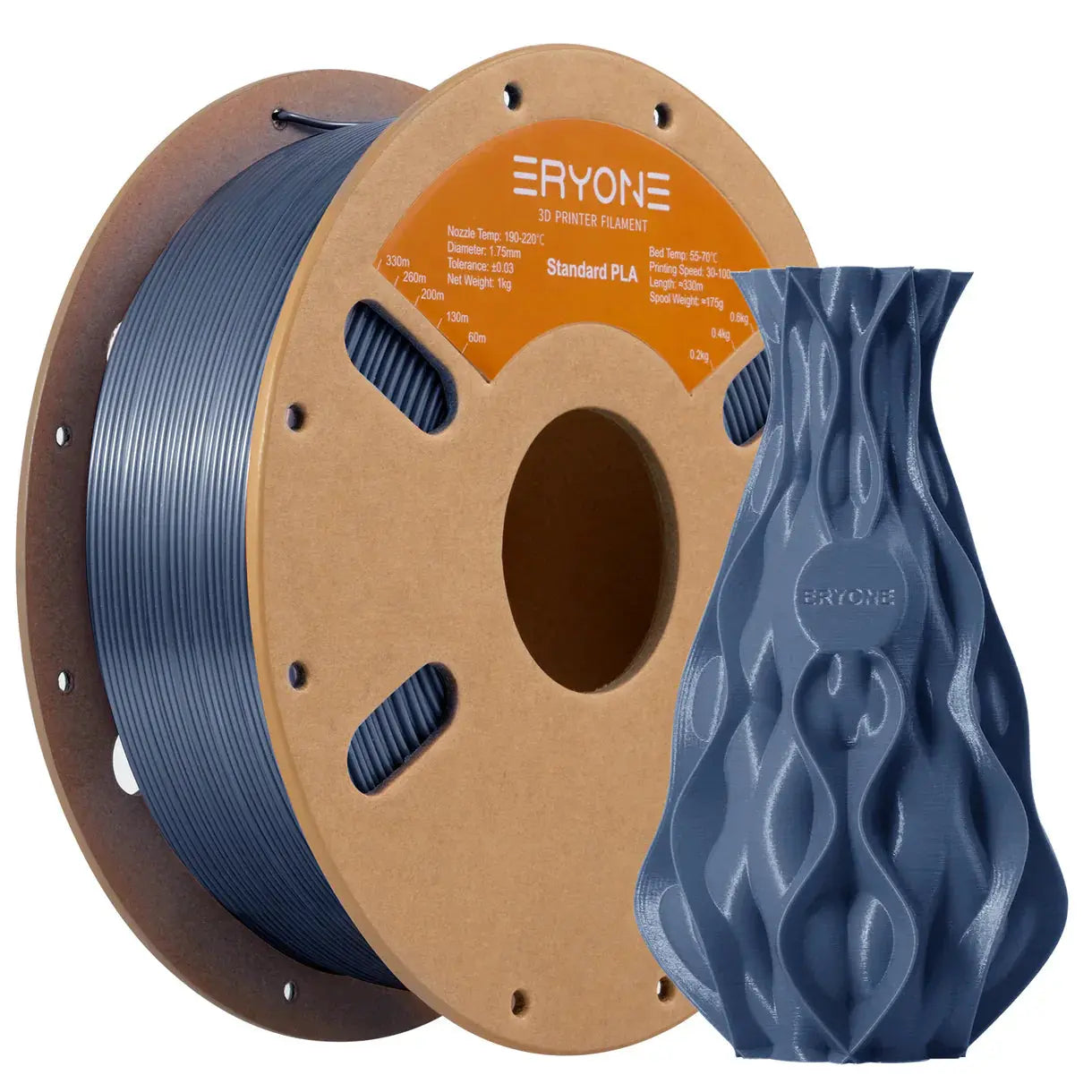 ERYONE PLA 3D Printer Filament 1.75mm, Dimensional Accuracy +/- 0.05 mm 1kg (2.2LBS)/Spool