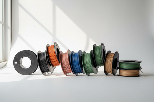 trending 3D printing filament colors selected by Forgely