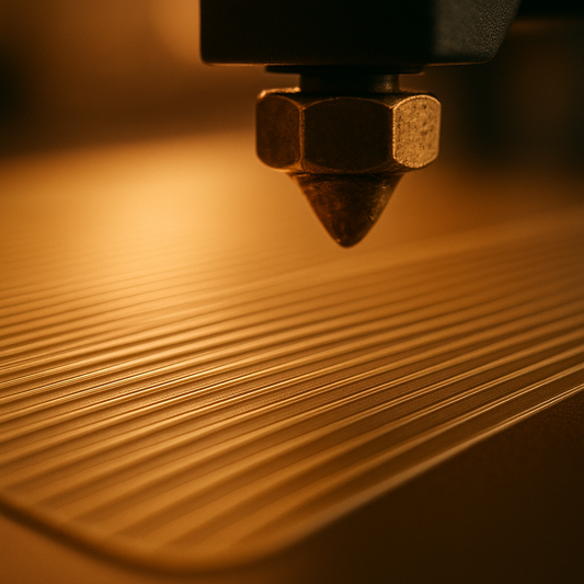 perfect first layer on 3D printer bed — Forgely first layer standard