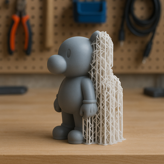 clean vs messy 3D print support removal comparison — Forgely guide