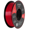 A spool of ERYONE PLA 3D printer filament in pink color, with packaging that provides product information.