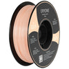 A spool of ERYONE PLA 3D printer filament in pink color, with packaging that provides product information.