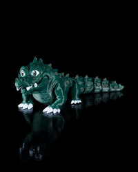 3D Printed Articulating Crocodile - Cute Reptile Figure