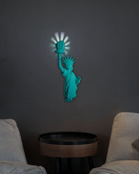 Elegant Statue of Liberty Wall Light - 27 cm 3D Printed Home Decor