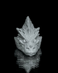 Rugged Boulder Dragon Keychain - 3D Printed - High-Quality