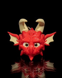 Hell's Rage Dragon Keychain - 3D Printed - High-Quality