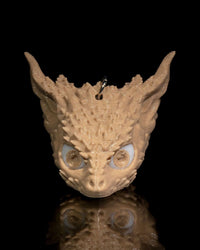 Resilient Baby Desert Dragon Keychain - 3D Printed - High-Quality