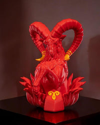 Aries Zodiac Statue - 3D Printed Astrological Decor | High-Quality 15 cm Plastic Figurine