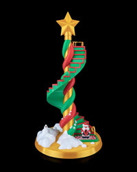 Countdown Calendar - Santa's Steps - 3D Printed Holiday  Decoration