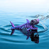 Articulated Flexi Shark Skeleton – 3D Printed, Customizable Color, 8.5" Length